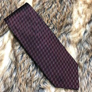 Di Moggio Wine Pure Silk Hand Made Tie